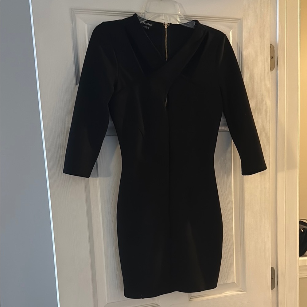 Bebe suede Black Dress